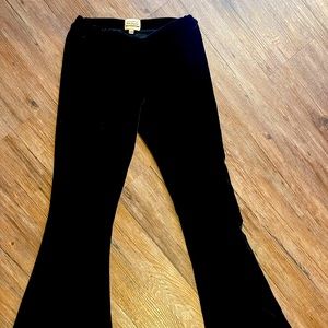 Velvet bell bottoms